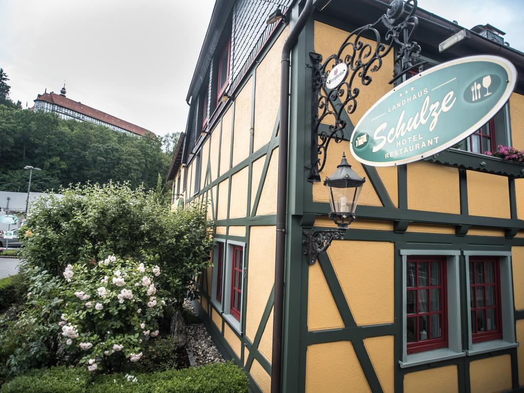 Landhaus Schulze - Ihr Hundefreundliches Hotel Im Harz แฮร์ซแบร์ก อัม ฮาร์ซ ภายนอก รูปภาพ